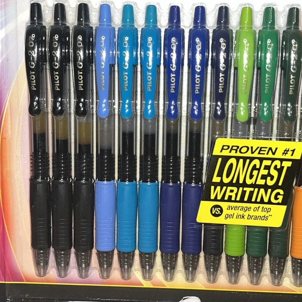 Pilot G2 Retractable Premium Gel Ink Set | 20 Pens | Assorted 0.7mm | G27200